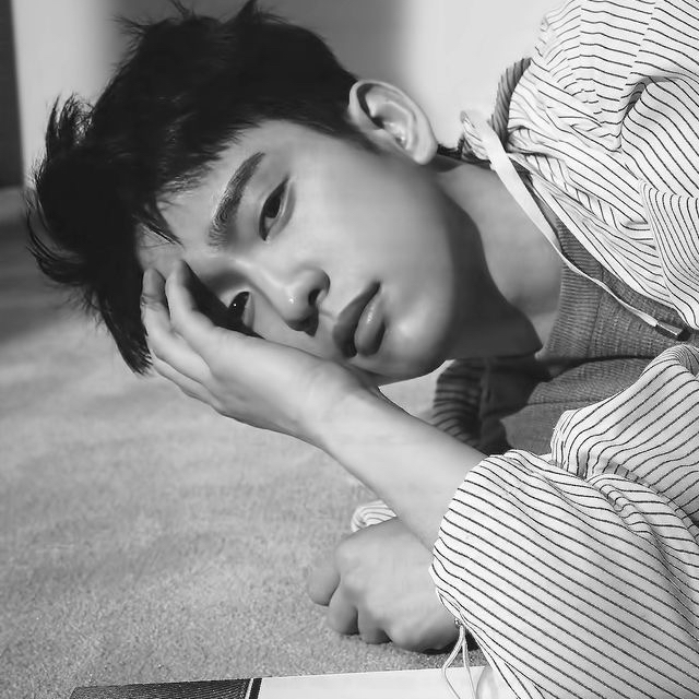 Recent activity shot of Jinyoung (GOT7)