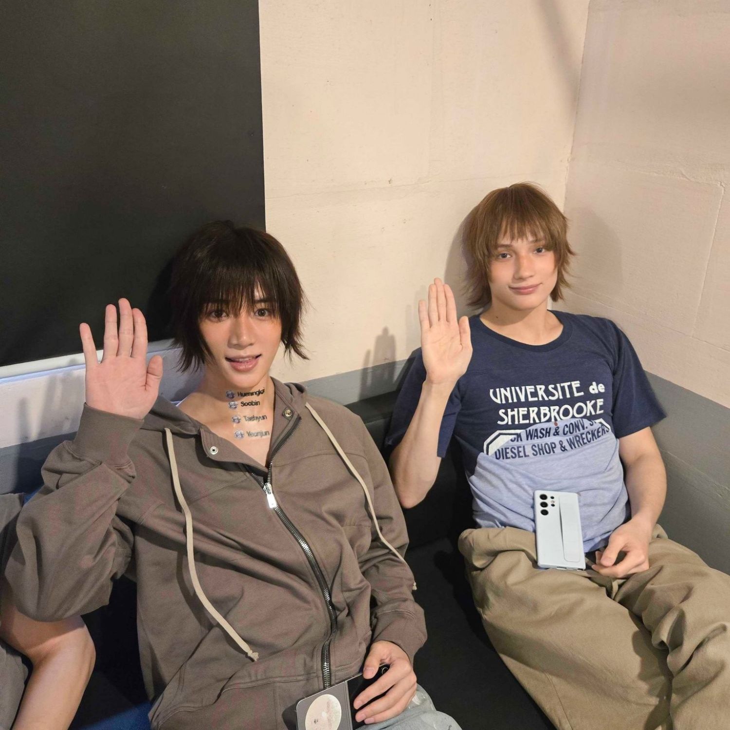 A moment captured by TOMORROW X TOGETHER's fan