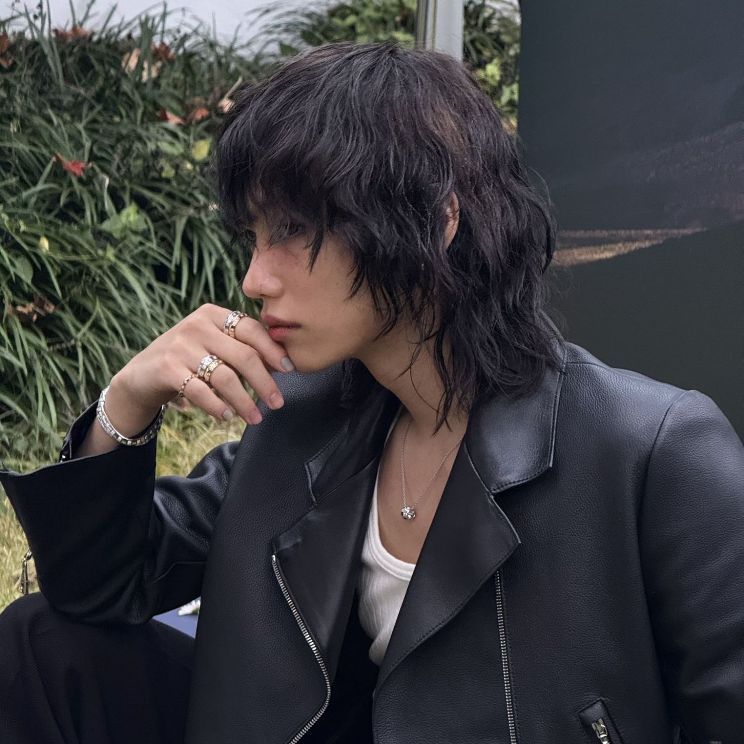 A moment captured by Felix (Stray Kids)'s fan