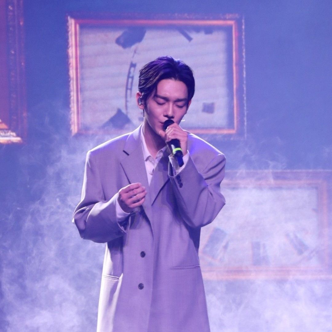 Recent activity shot of Chen (EXO)
