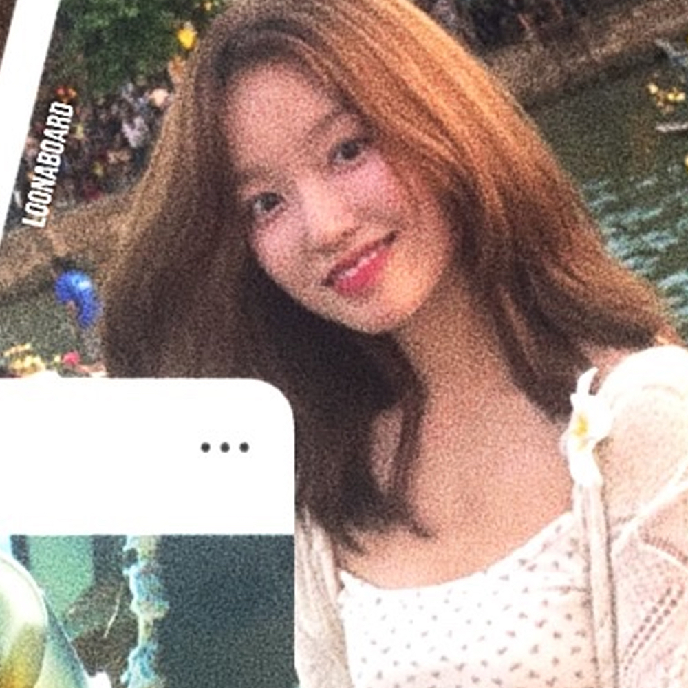 A moment captured by Go Won (Loossemble)'s fan
