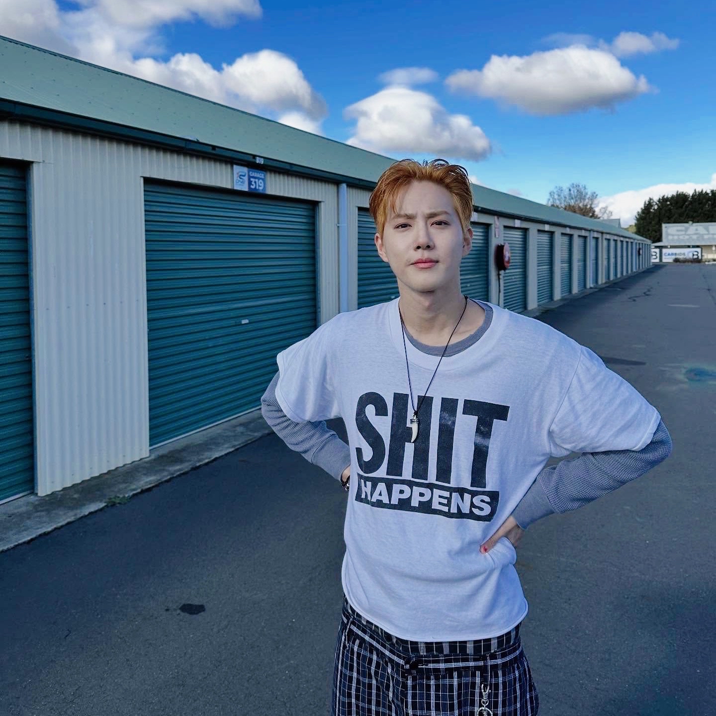 Recent activity shot of Suho (EXO)