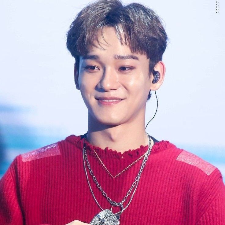Recent activity shot of Chen (EXO)