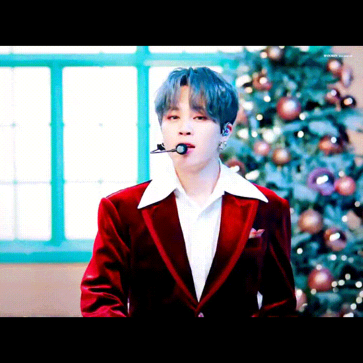 Recent activity shot of Jimin (BTS)