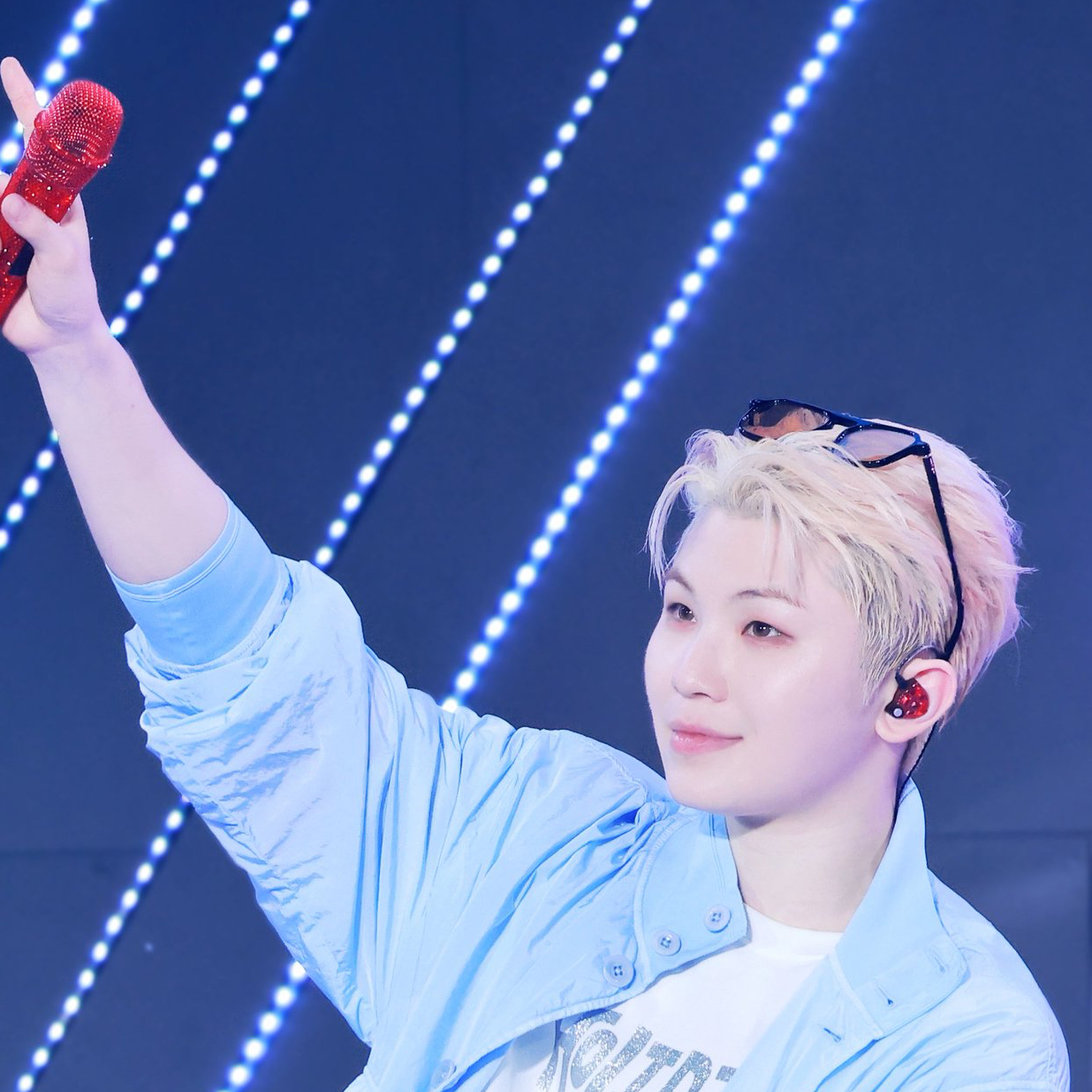 Recent activity shot of Woozi (SEVENTEEN)