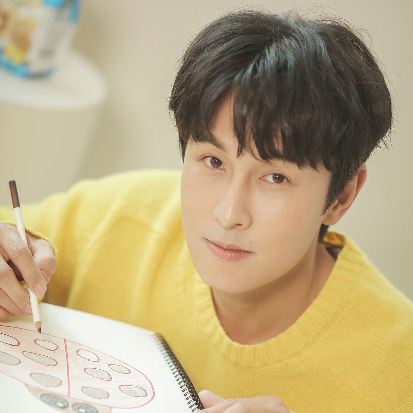 A moment captured by Kim Dongwan (SHINHWA)'s fan