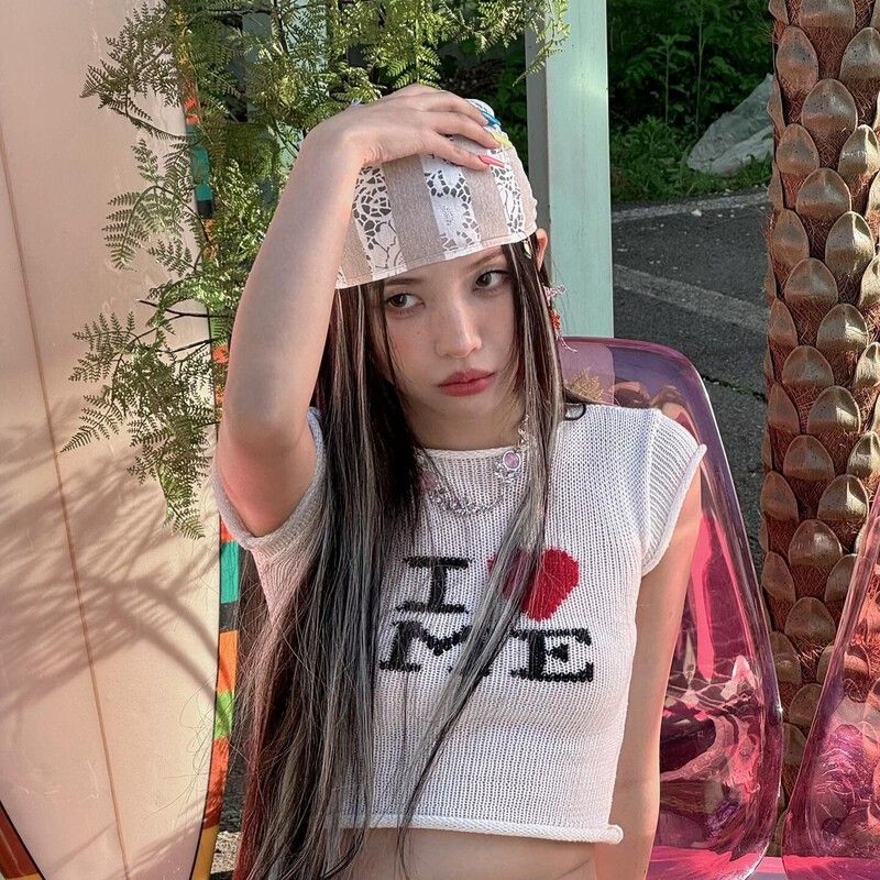 Recent activity shot of Soyeon (i-dle)