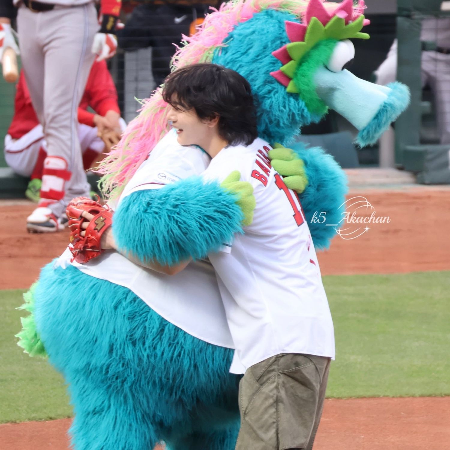 A moment captured by Mamehara Issei (JO1)'s fan