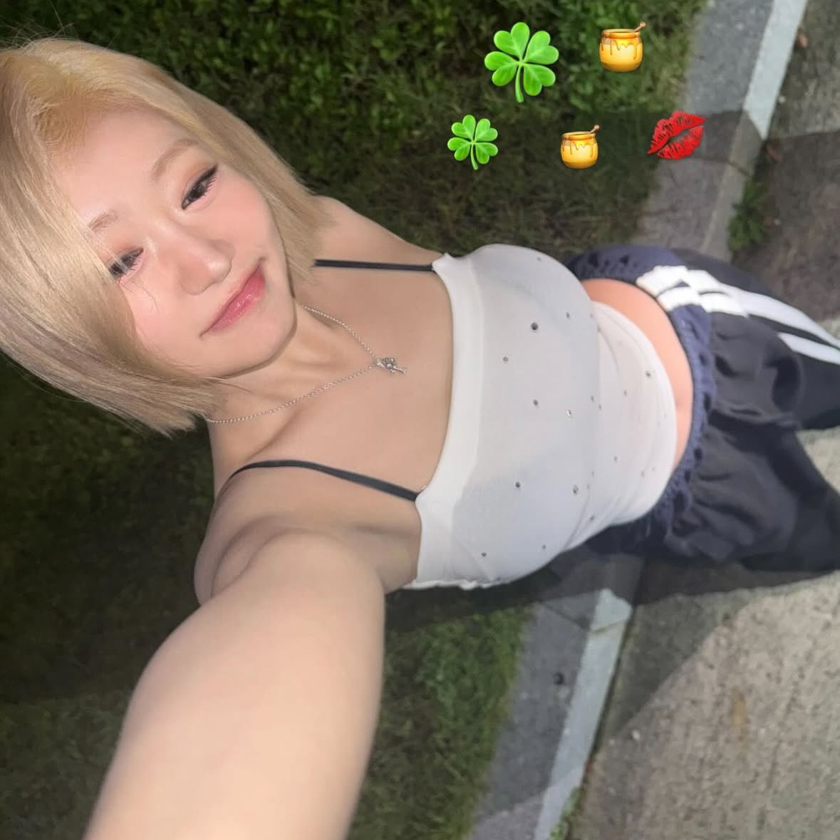 Recent activity shot of Julie (KISS OF LIFE)