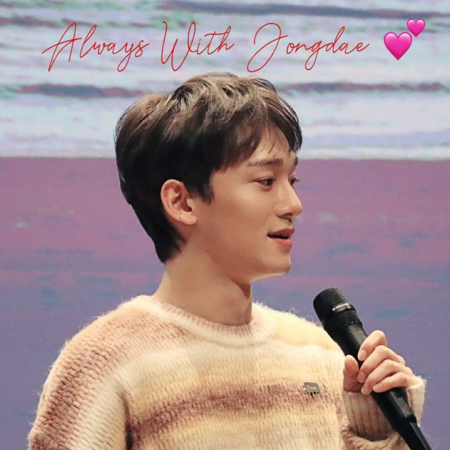 Behind-the-scenes cut of Chen (EXO)