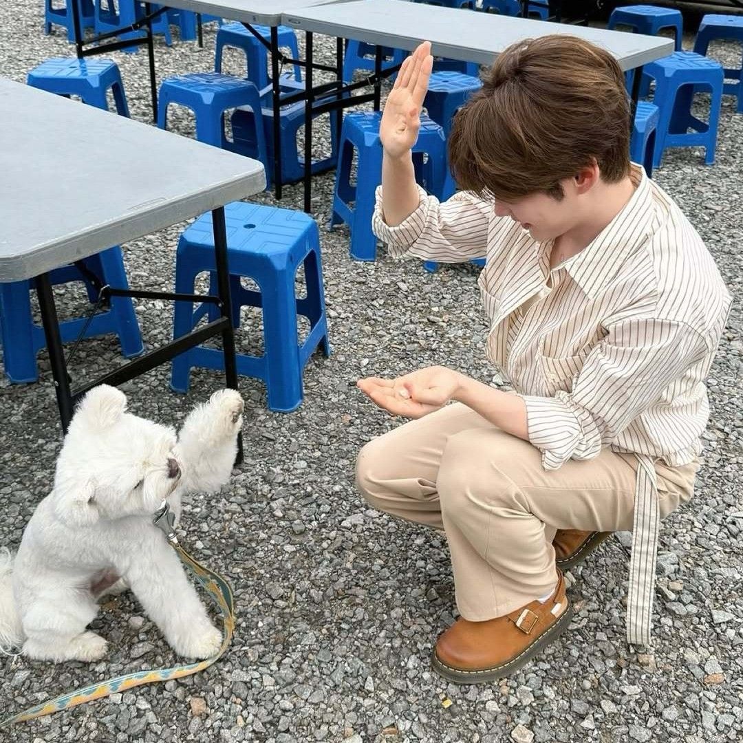 A moment captured by Sung Hanbin (ZEROBASEONE)'s fan