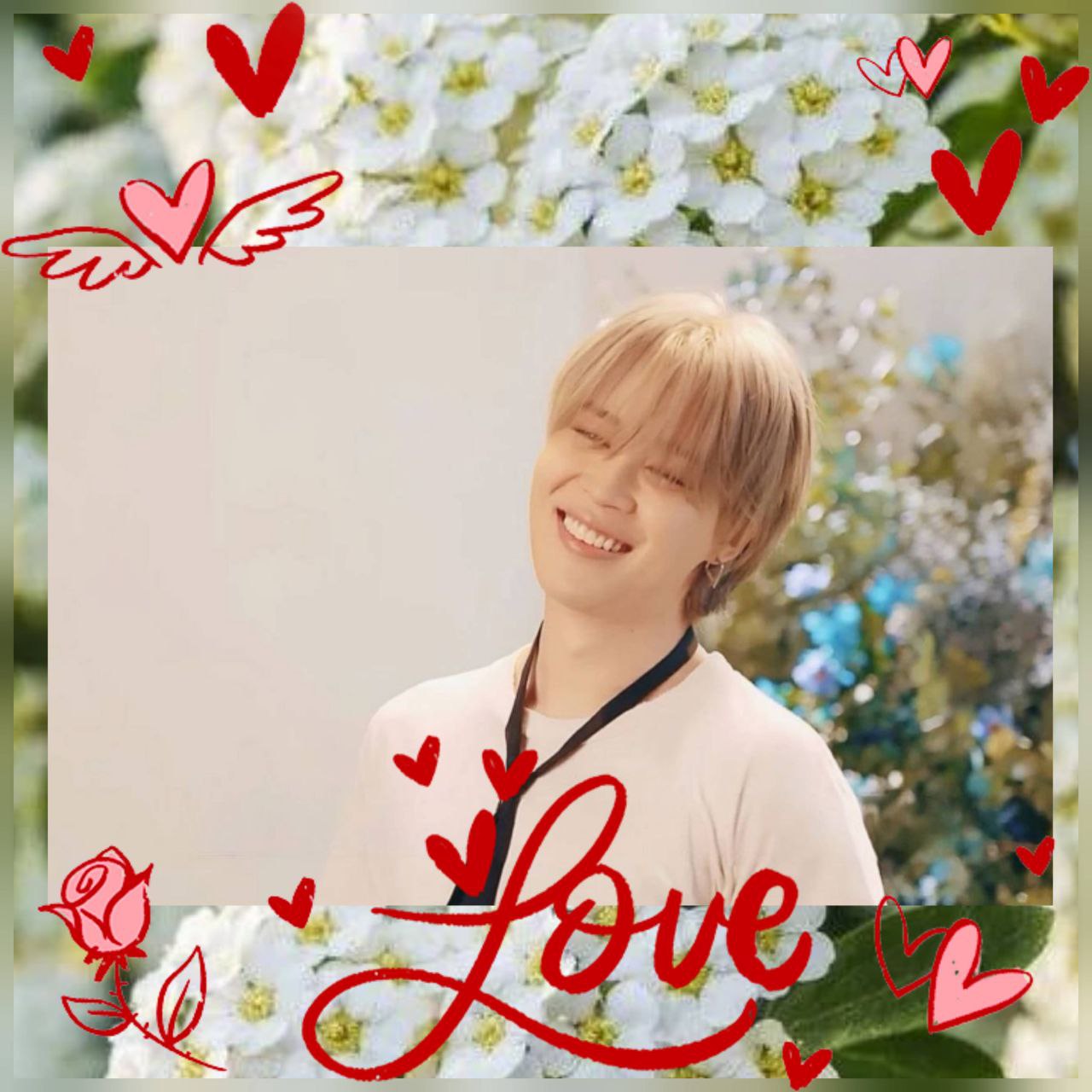 Recent activity shot of Jimin (BTS)