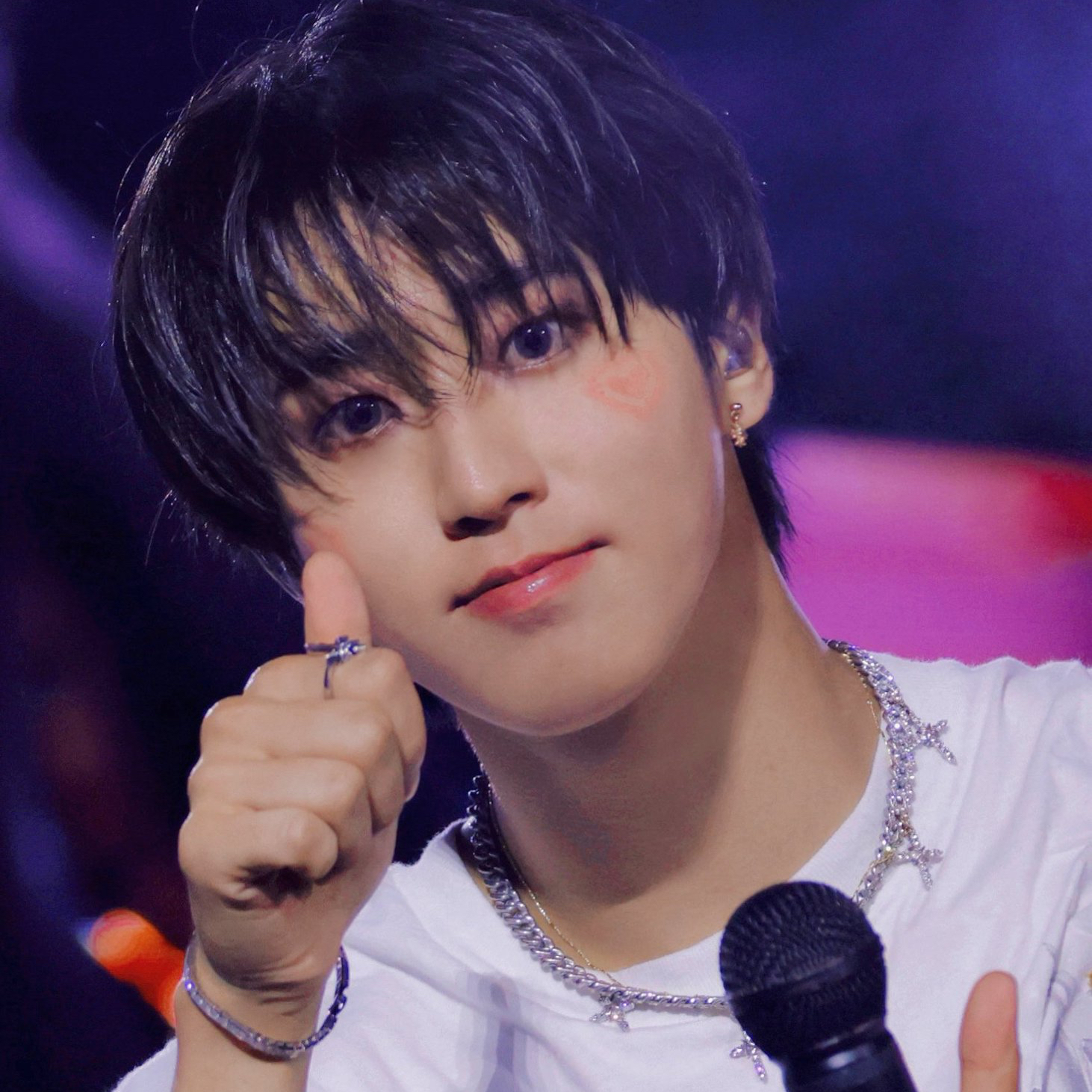 A moment captured by HAN (Stray Kids)'s fan
