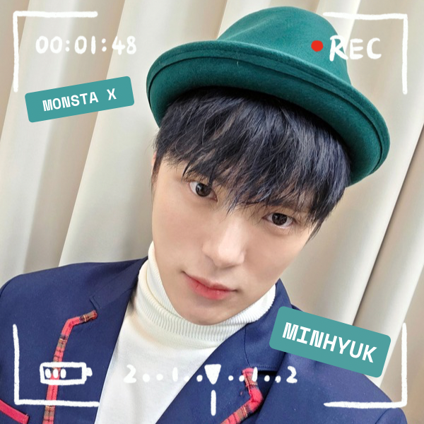 Recent activity shot of Minhyuk (MONSTA X)