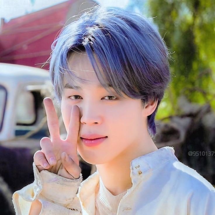 Recent activity shot of Jimin (BTS)