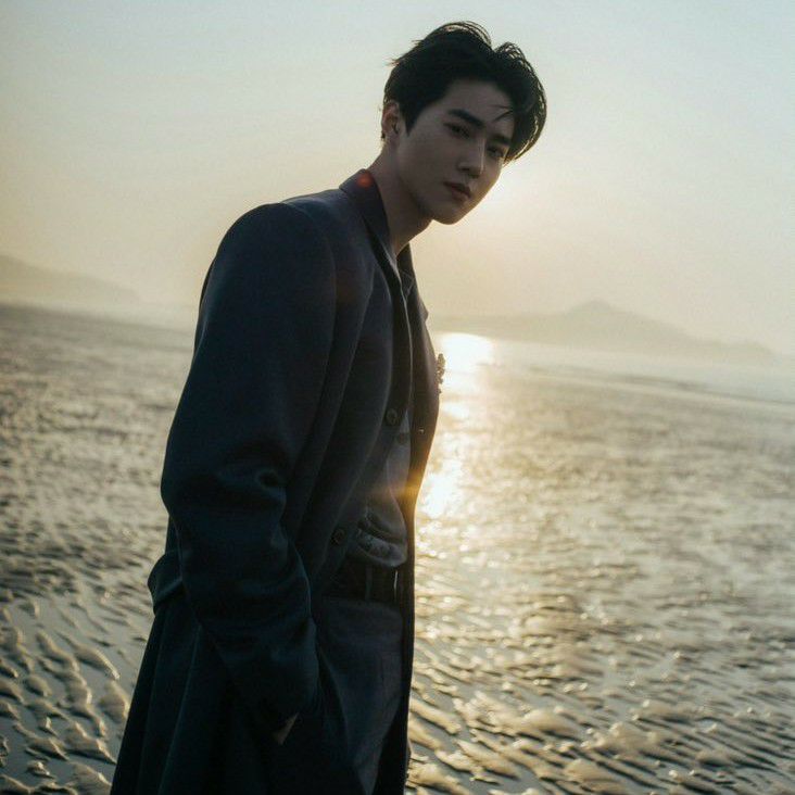 Recent activity shot of Suho (EXO)