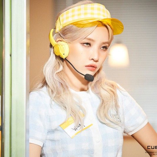 Behind-the-scenes cut of Soyeon (i-dle)
