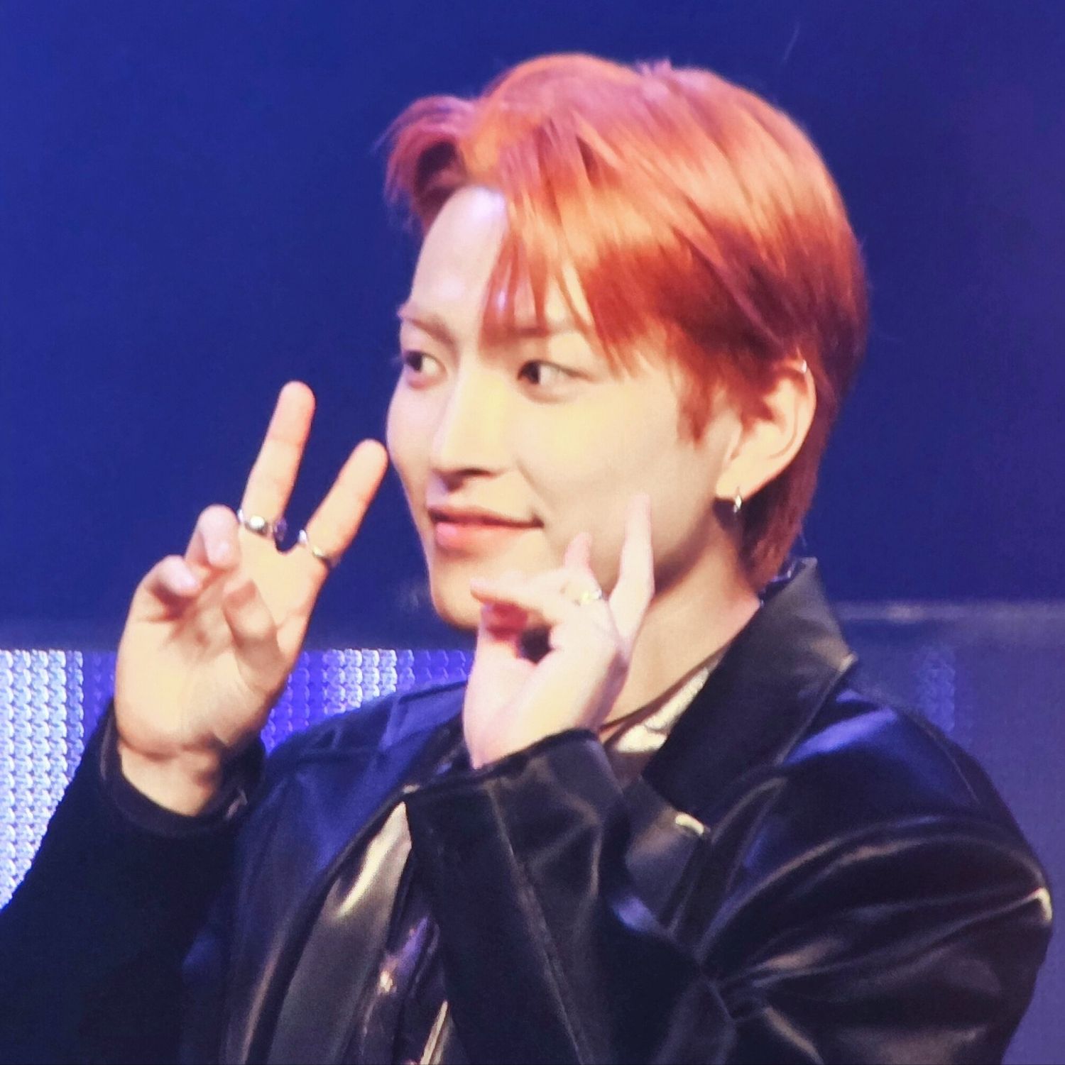 Recent activity shot of Hongjoong (ATEEZ)