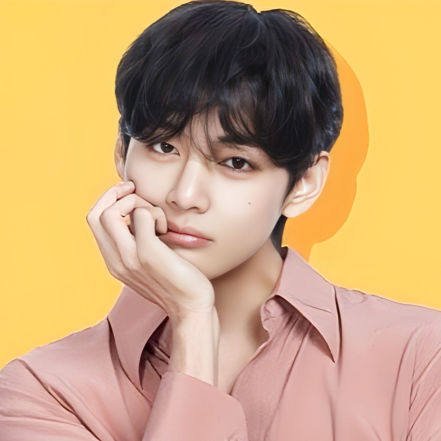 A moment captured by V (BTS)'s fan