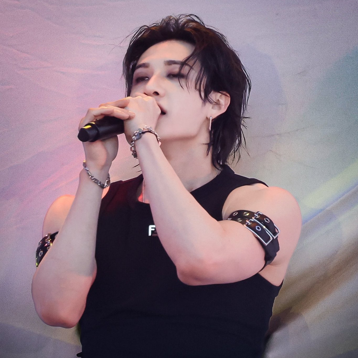 A moment captured by Bang Chan (Stray Kids)'s fan
