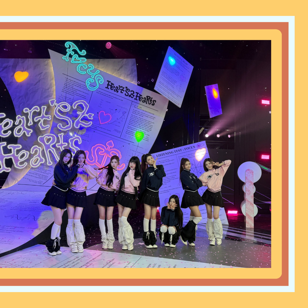 A moment captured by Hearts2Hearts's fan