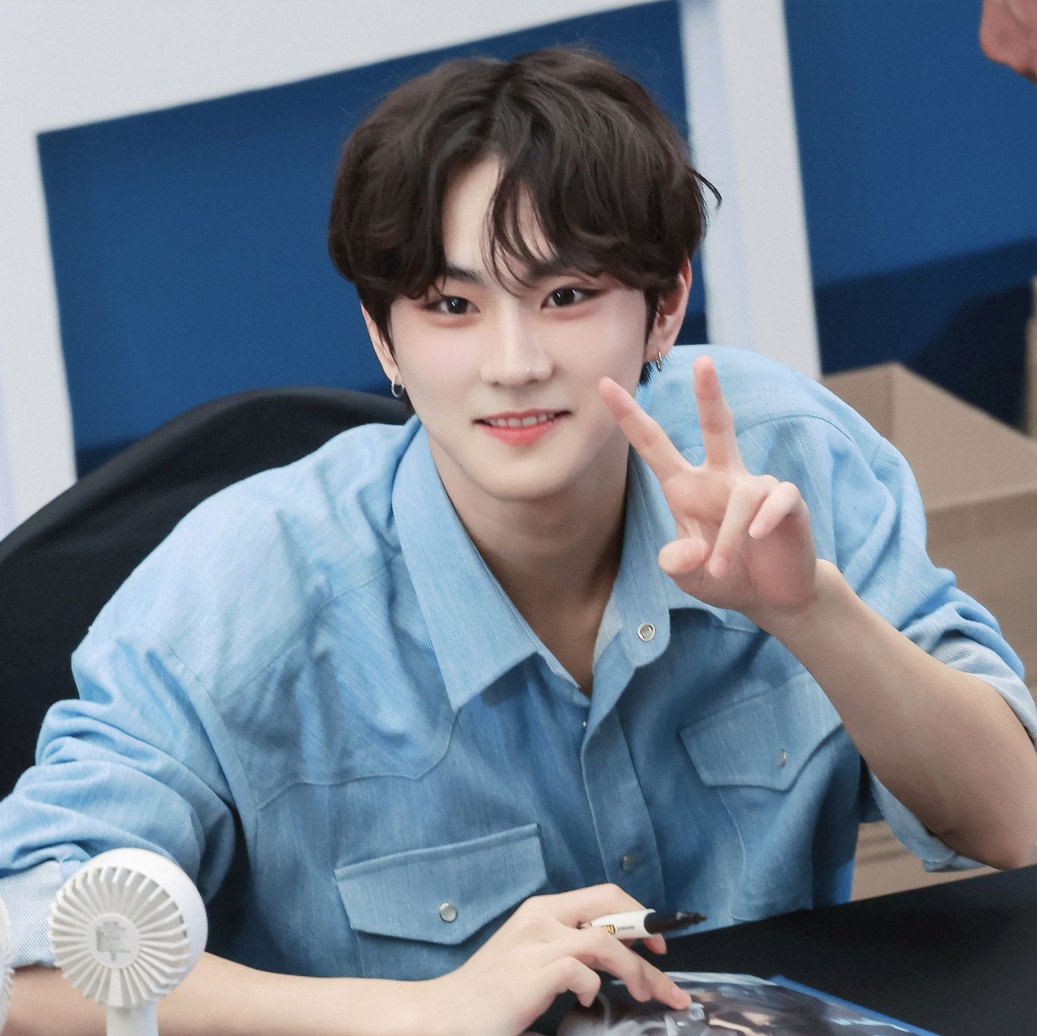 A moment captured by Jungwon (ENHYPEN)'s fan