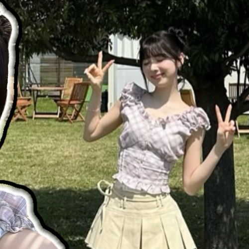 A moment captured by Miihi (NiziU)'s fan