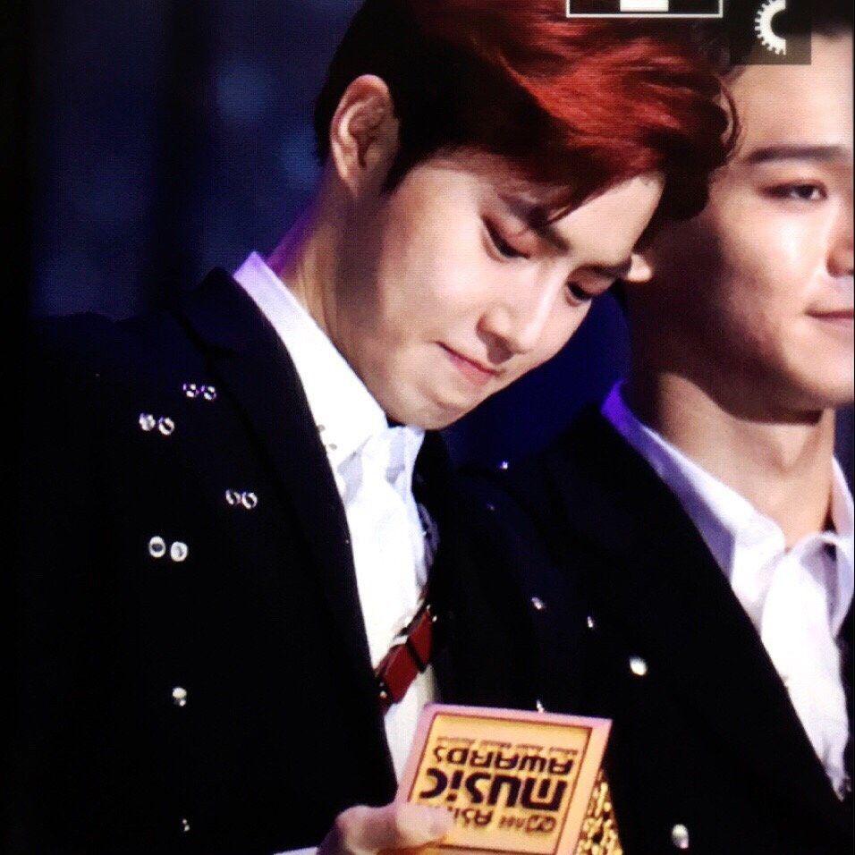 Behind-the-scenes cut of Suho (EXO)