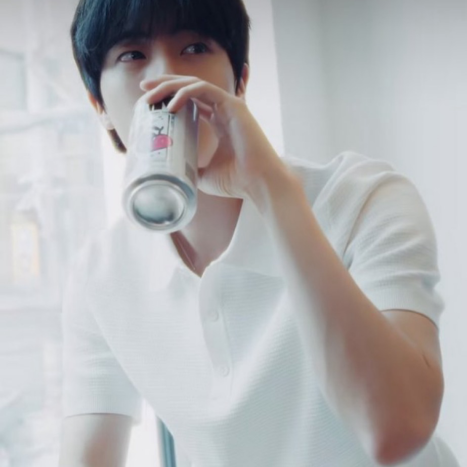 Recent activity shot of Jin (BTS)
