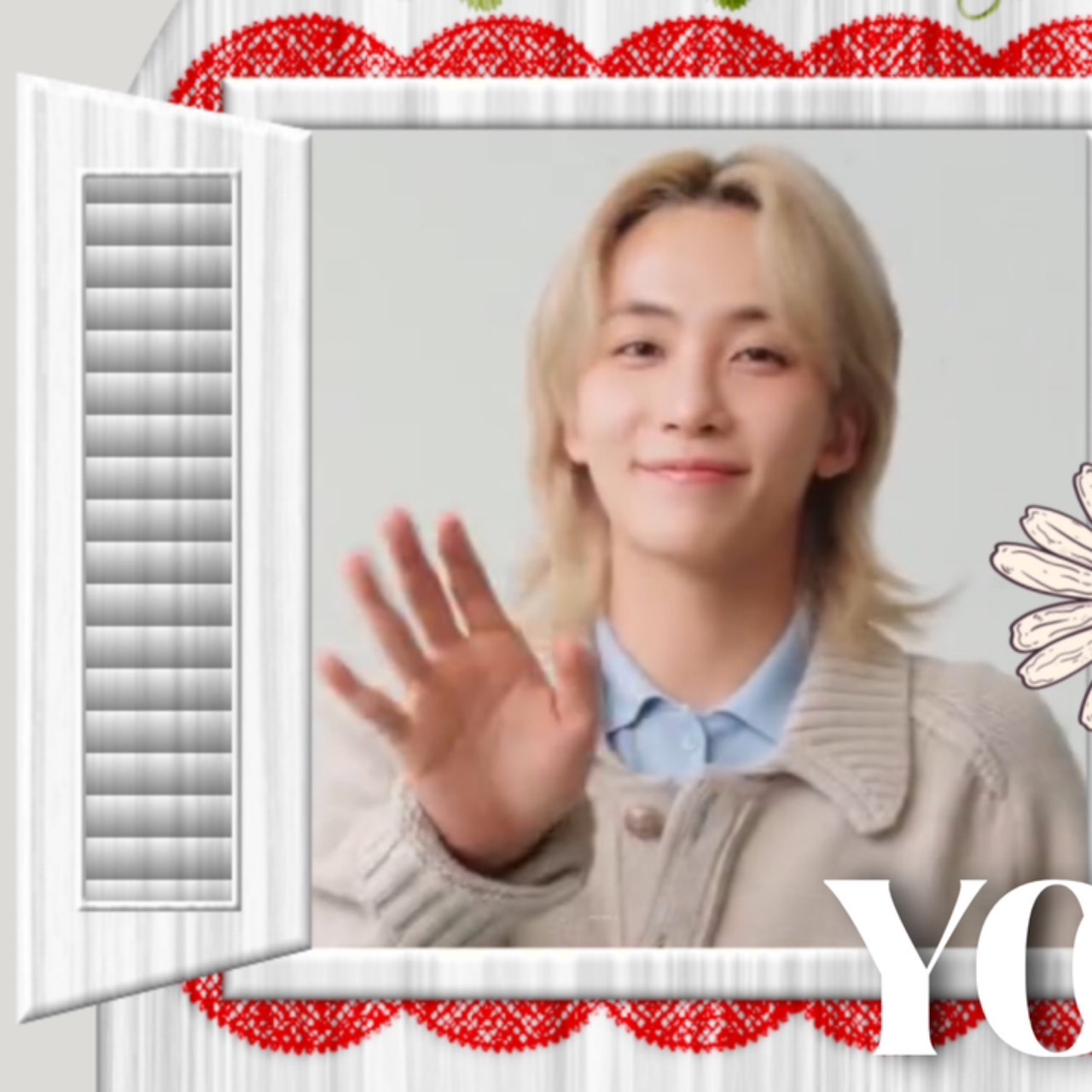 A moment captured by Jeonghan (SEVENTEEN)'s fan