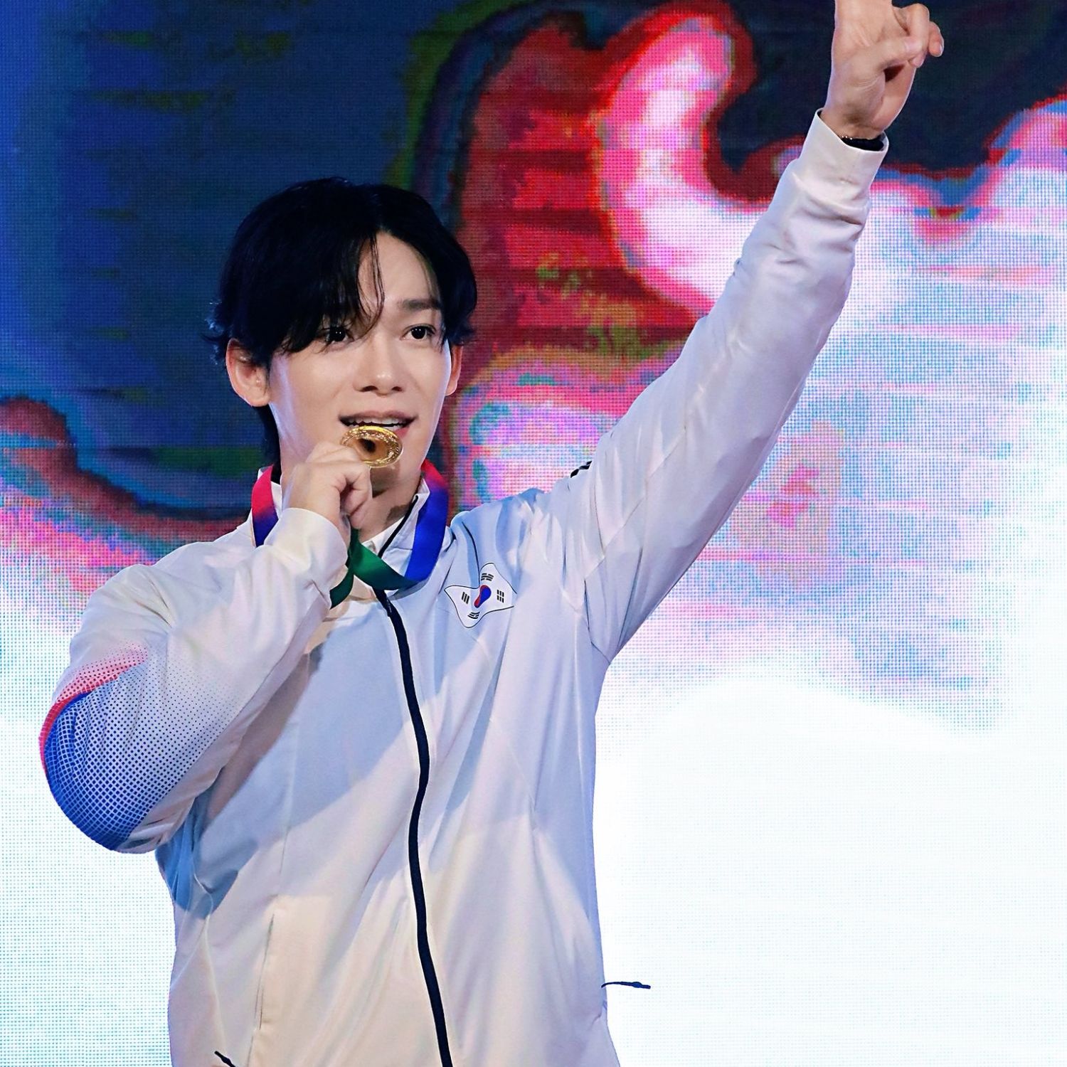 A moment captured by Chen (EXO)'s fan