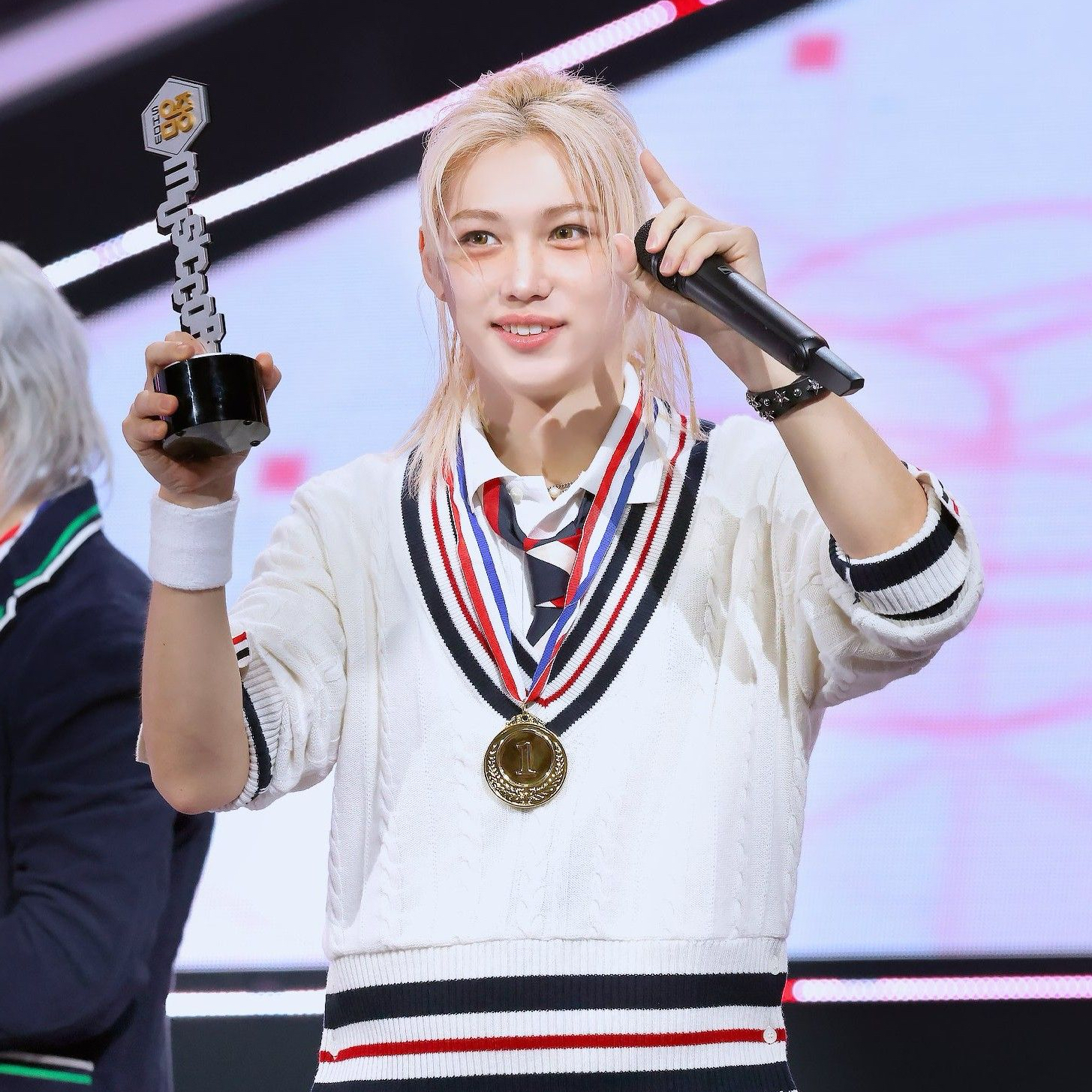A moment captured by Felix (Stray Kids)'s fan
