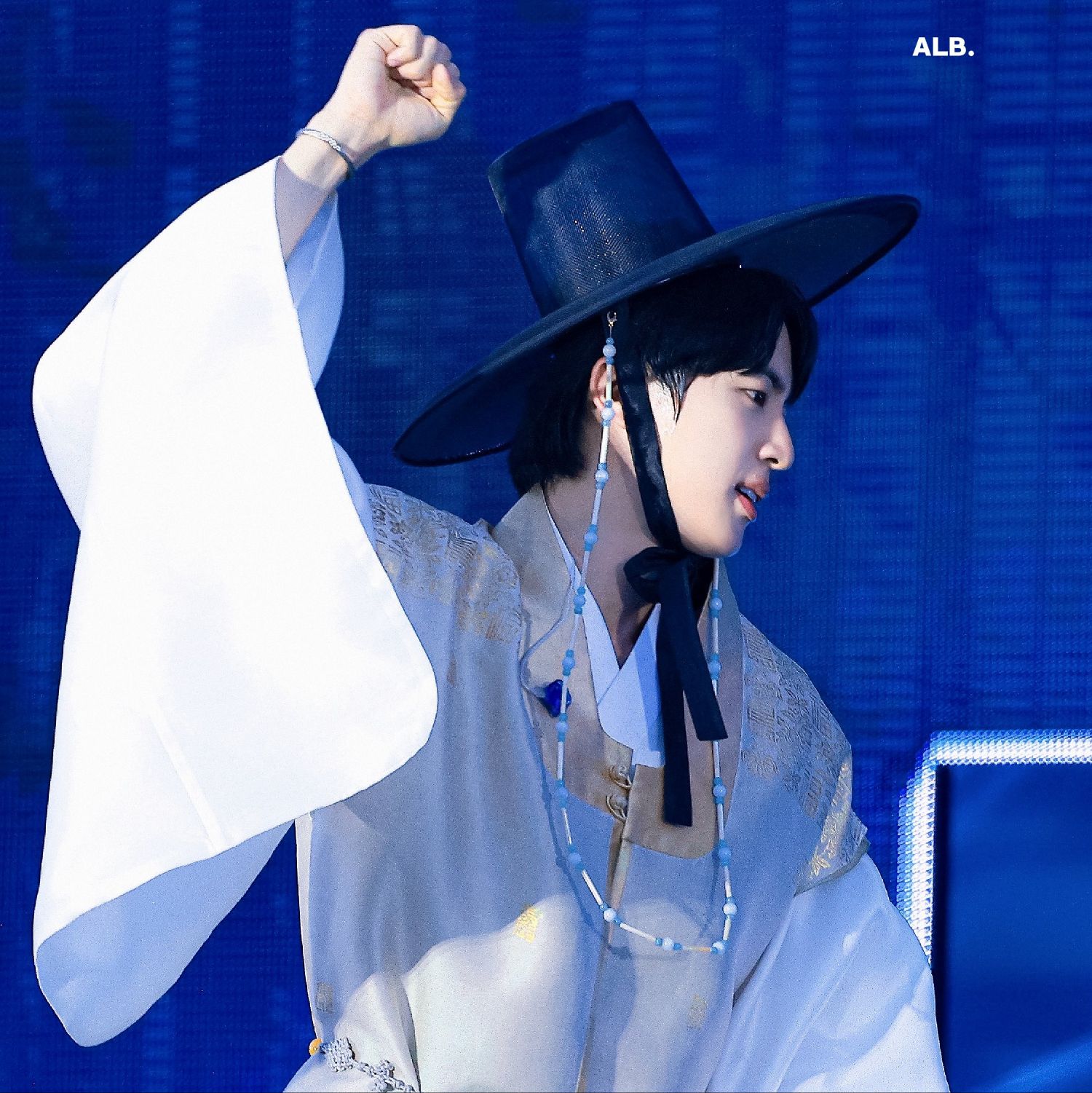 Recent activity shot of Jin (BTS)