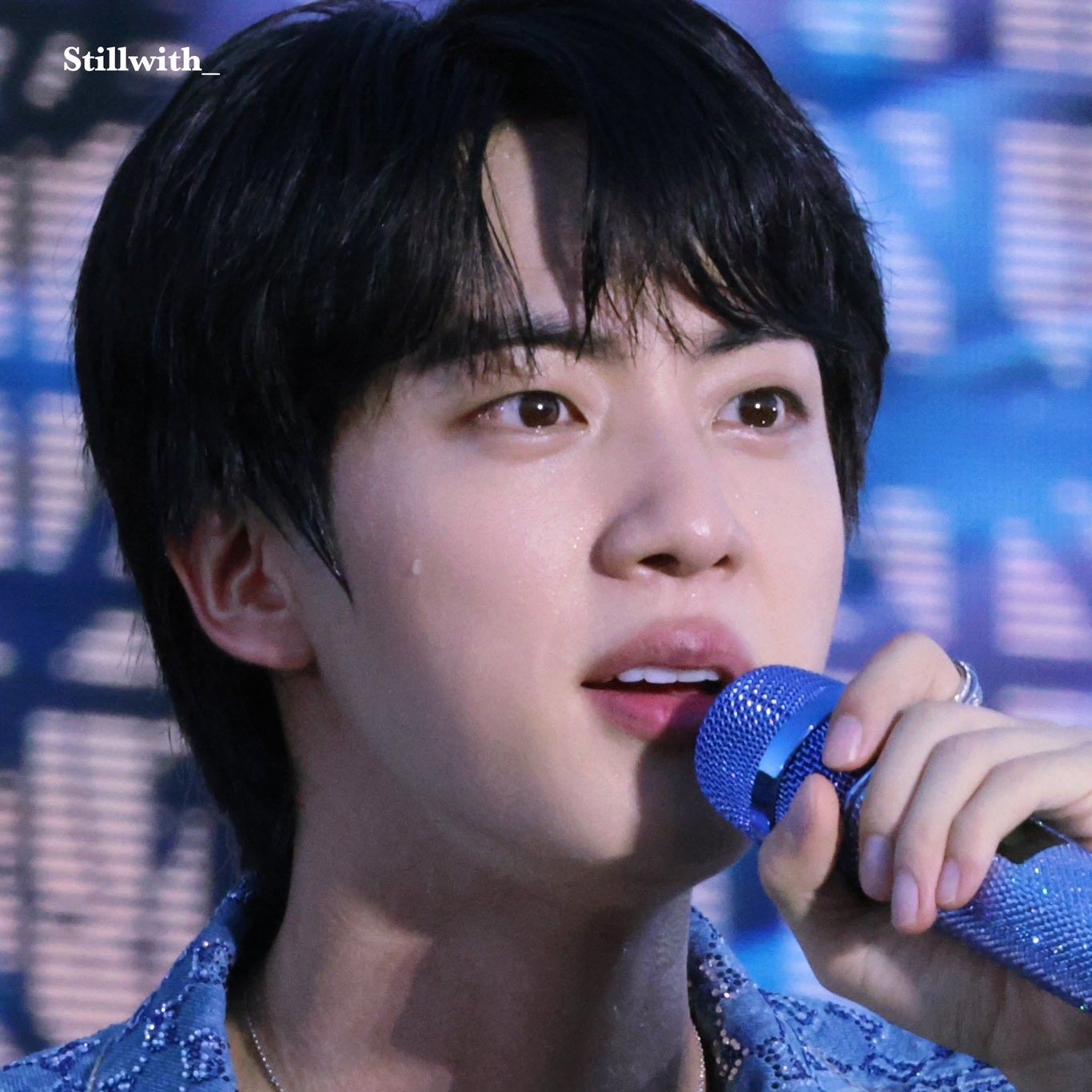 Recent activity shot of Jin (BTS)