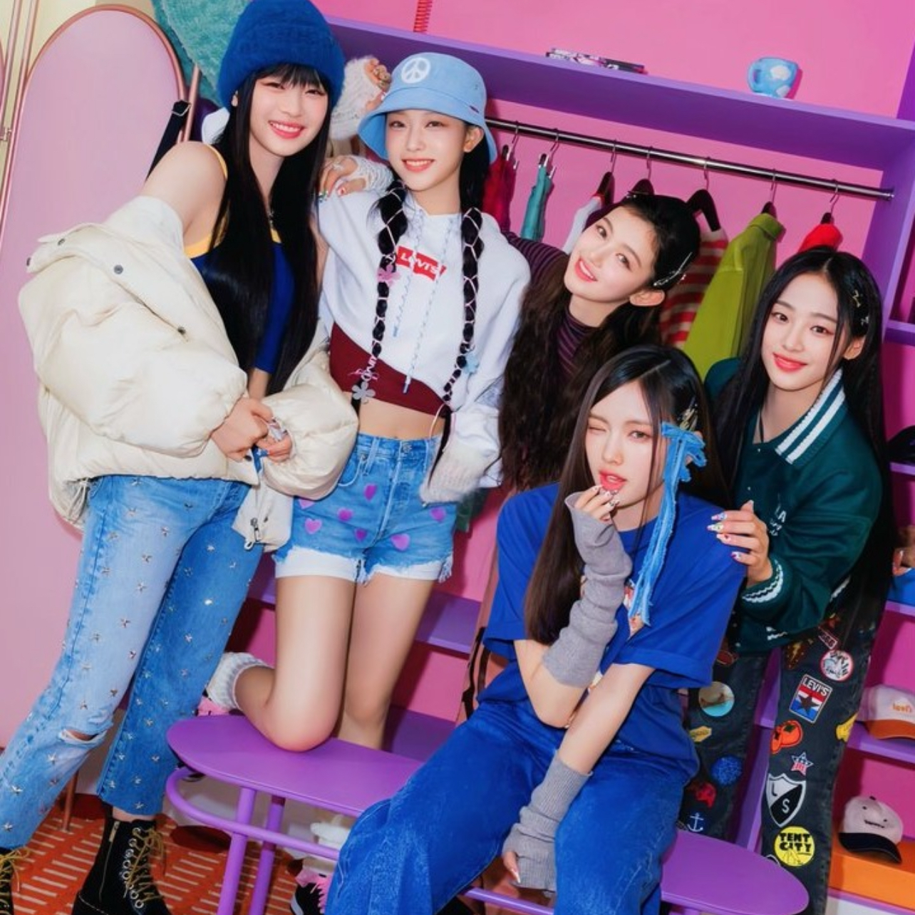 Recent activity shot of NewJeans