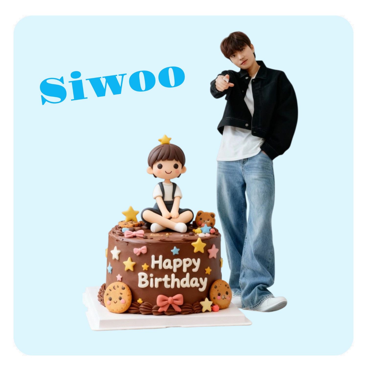 Behind-the-scenes cut of Siwoo (JUST B)