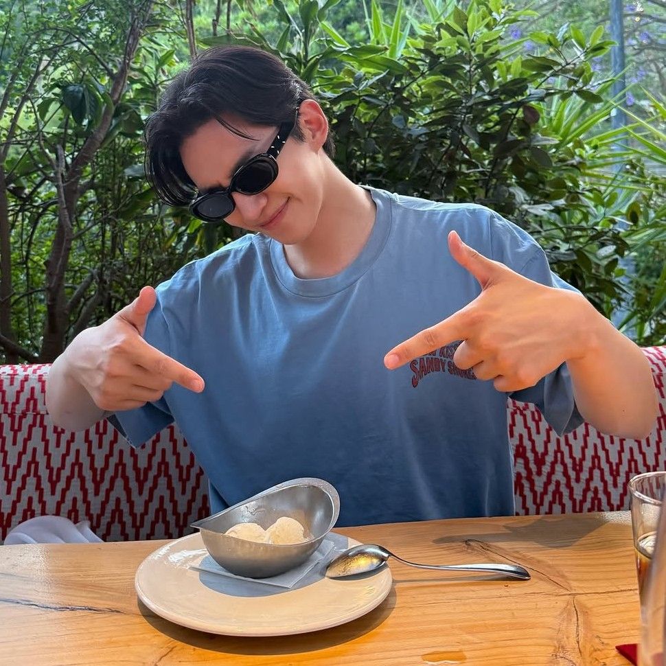 Recent activity shot of Junho (2PM)