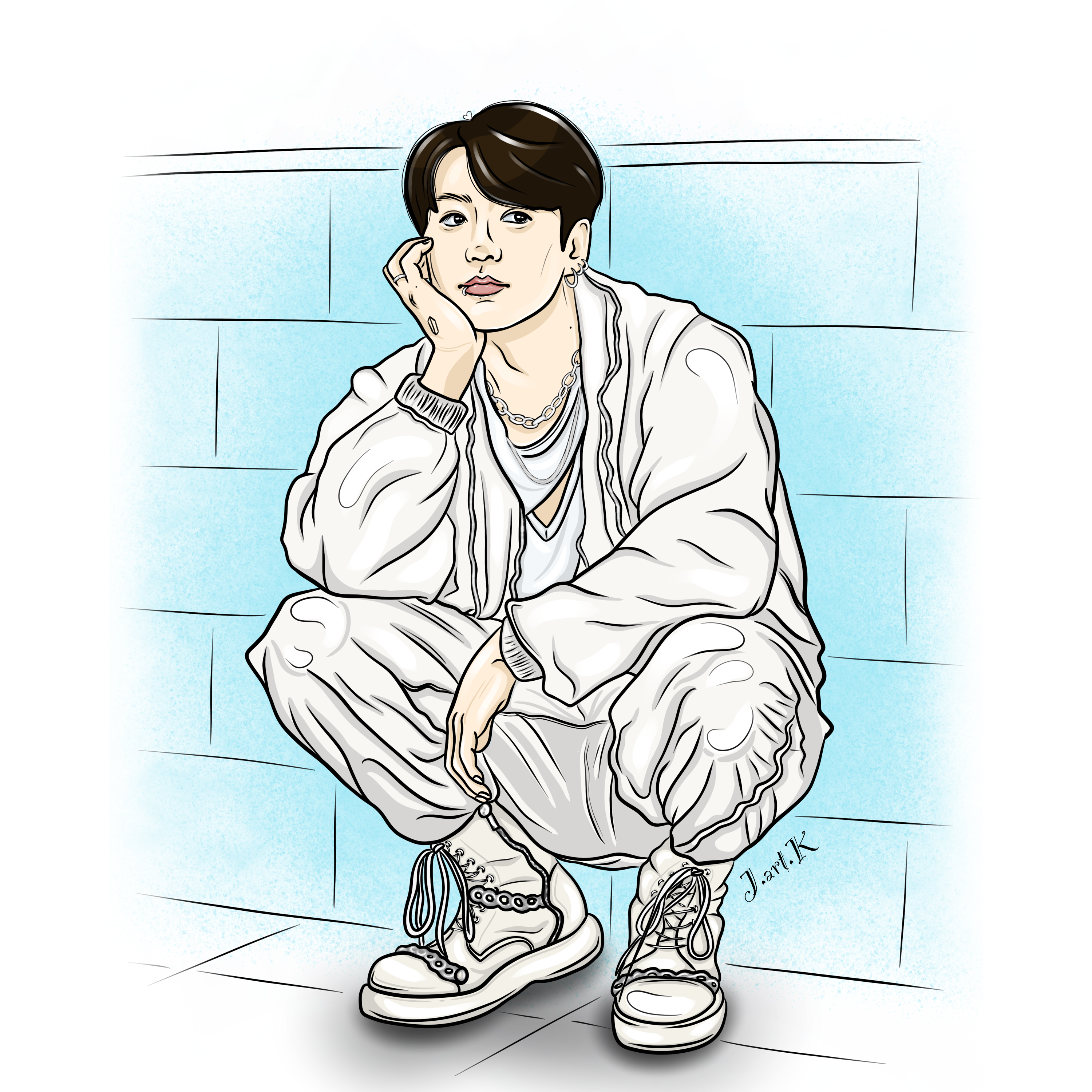 A moment captured by Jungkook (BTS)'s fan