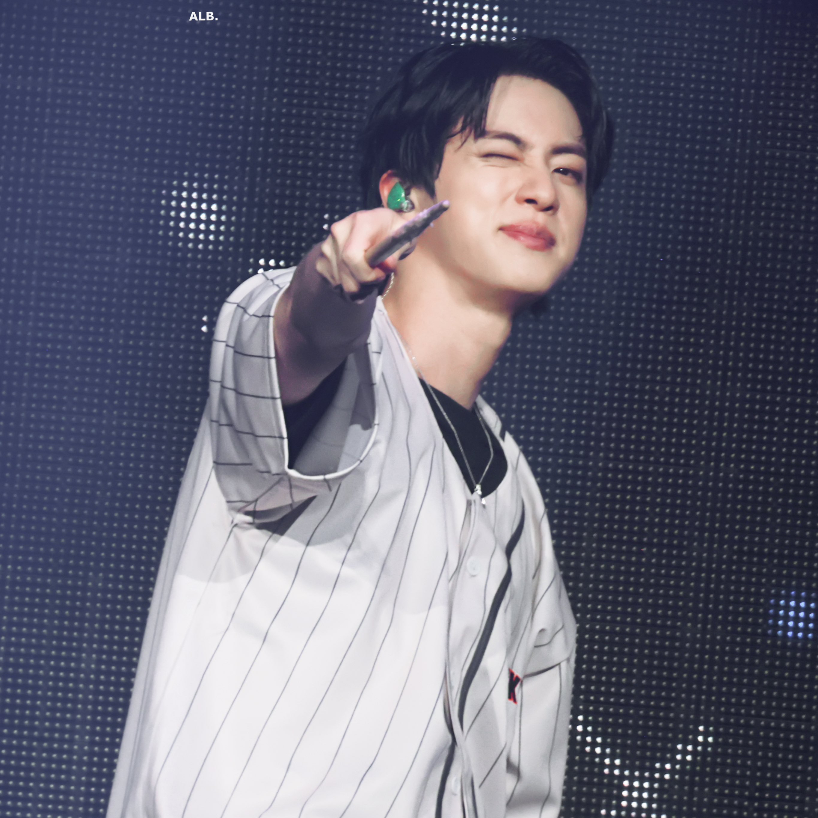 Recent activity shot of Jin (BTS)