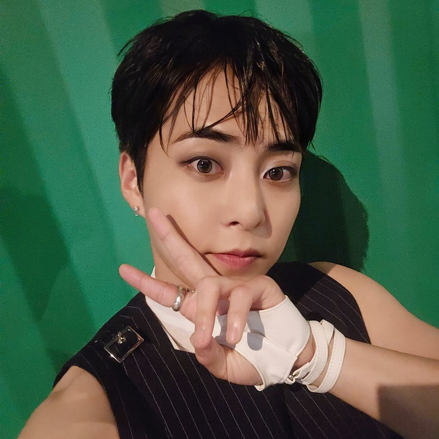 Recent activity shot of Xiumin (EXO)
