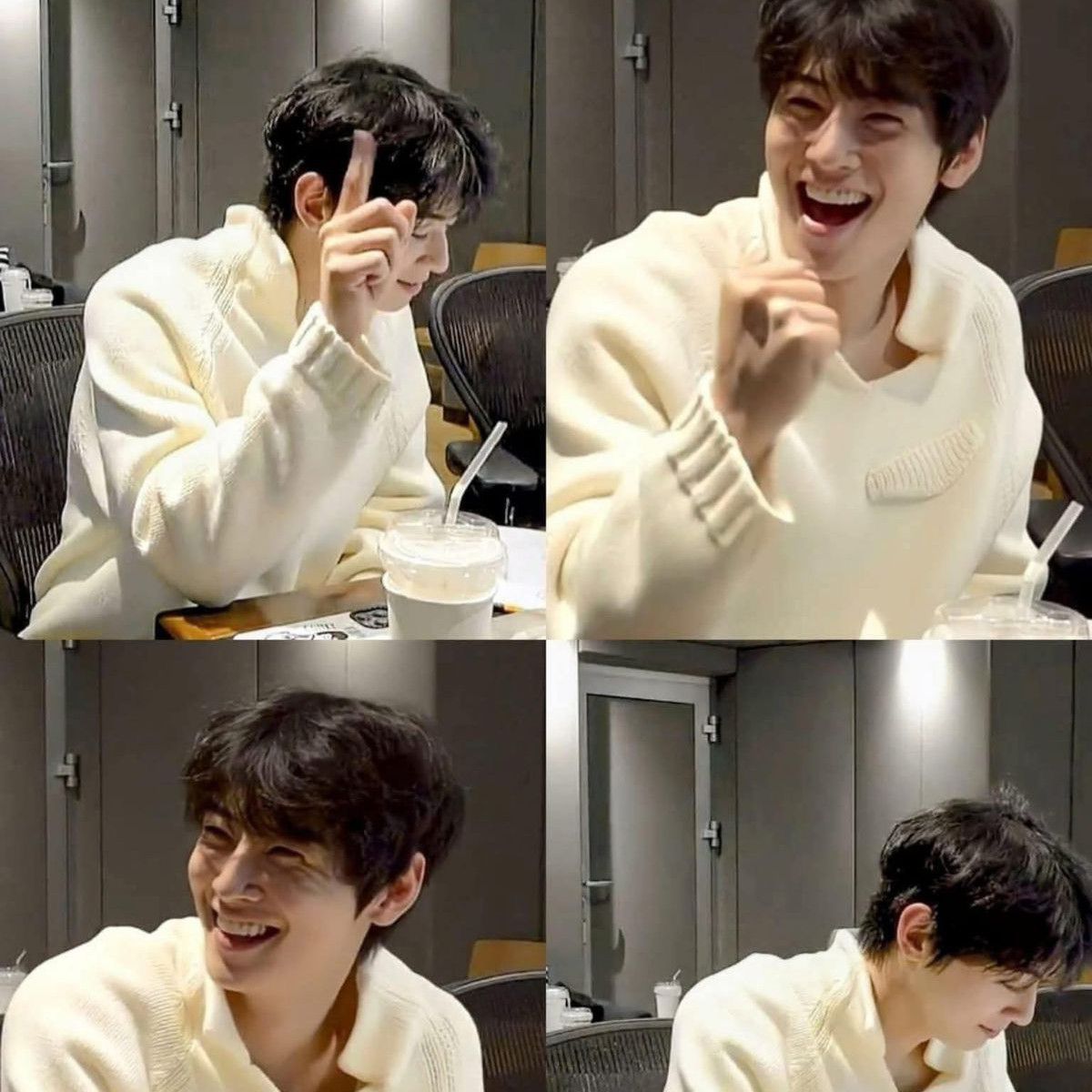 A moment captured by Eunwoo (ASTRO)'s fan