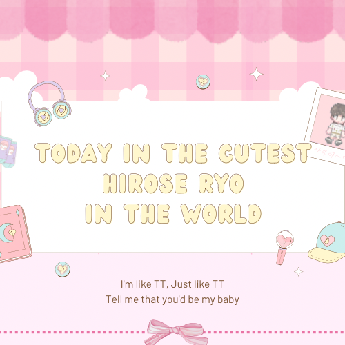 A moment captured by Ryo (NCT WISH)'s fan