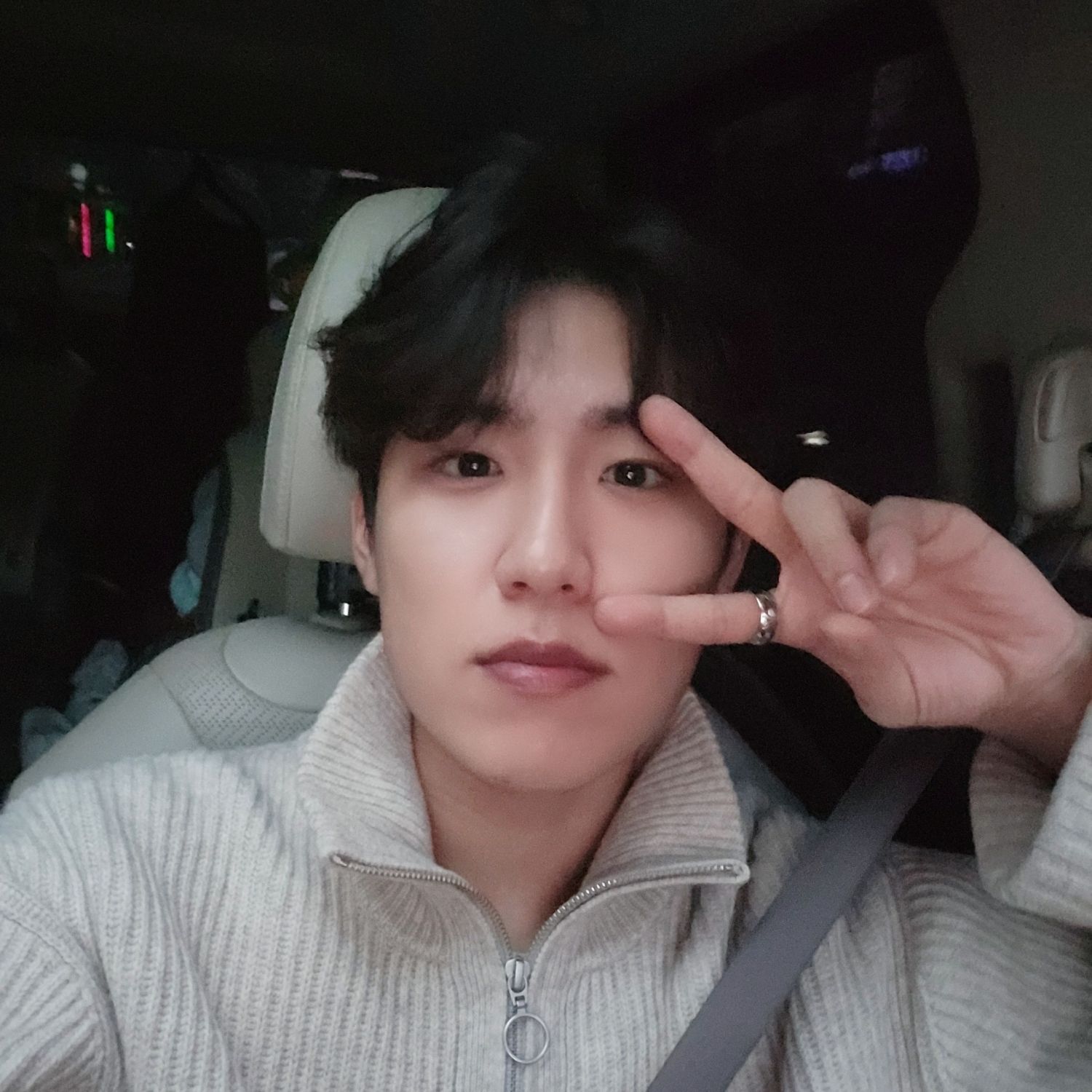 Momen yang diabadikan oleh penggemar Park Woojin (AB6IX)