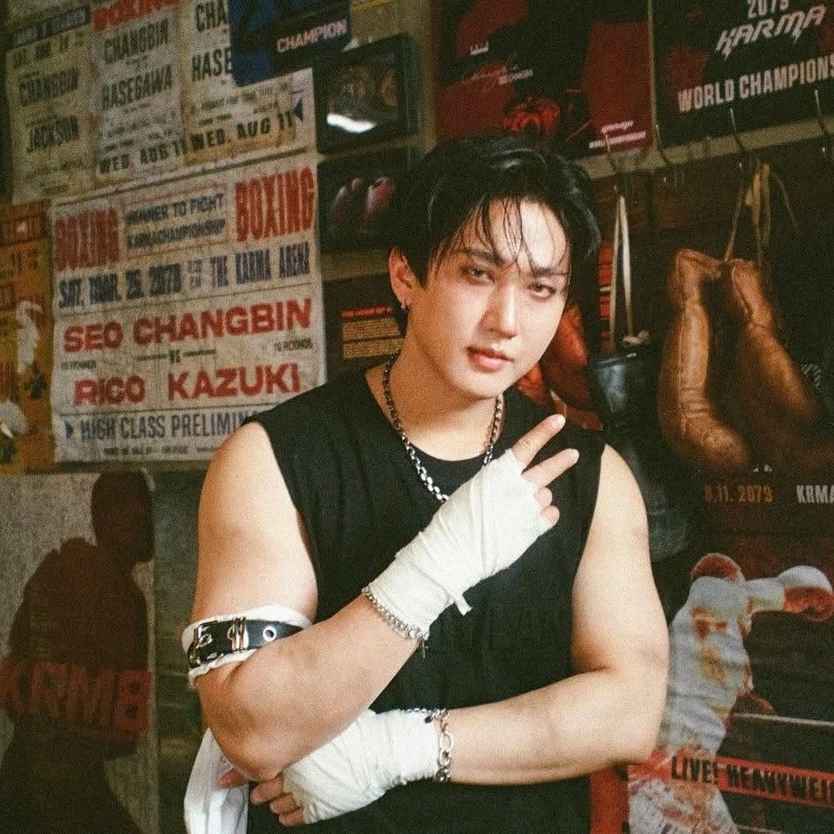 Behind-the-scenes cut of Changbin (Stray Kids)