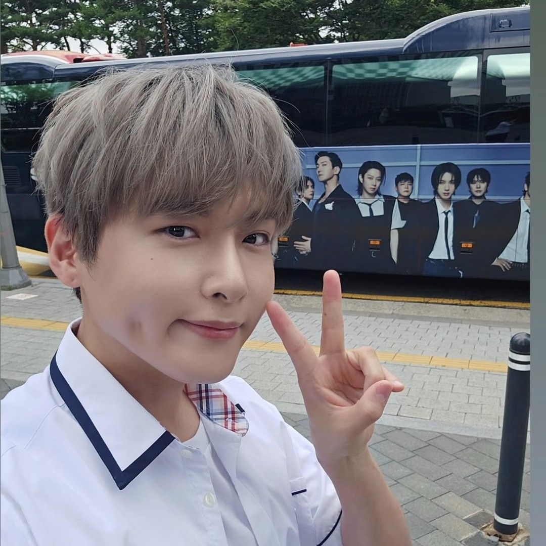 Behind-the-scenes cut of Ryeowook (Super Junior)