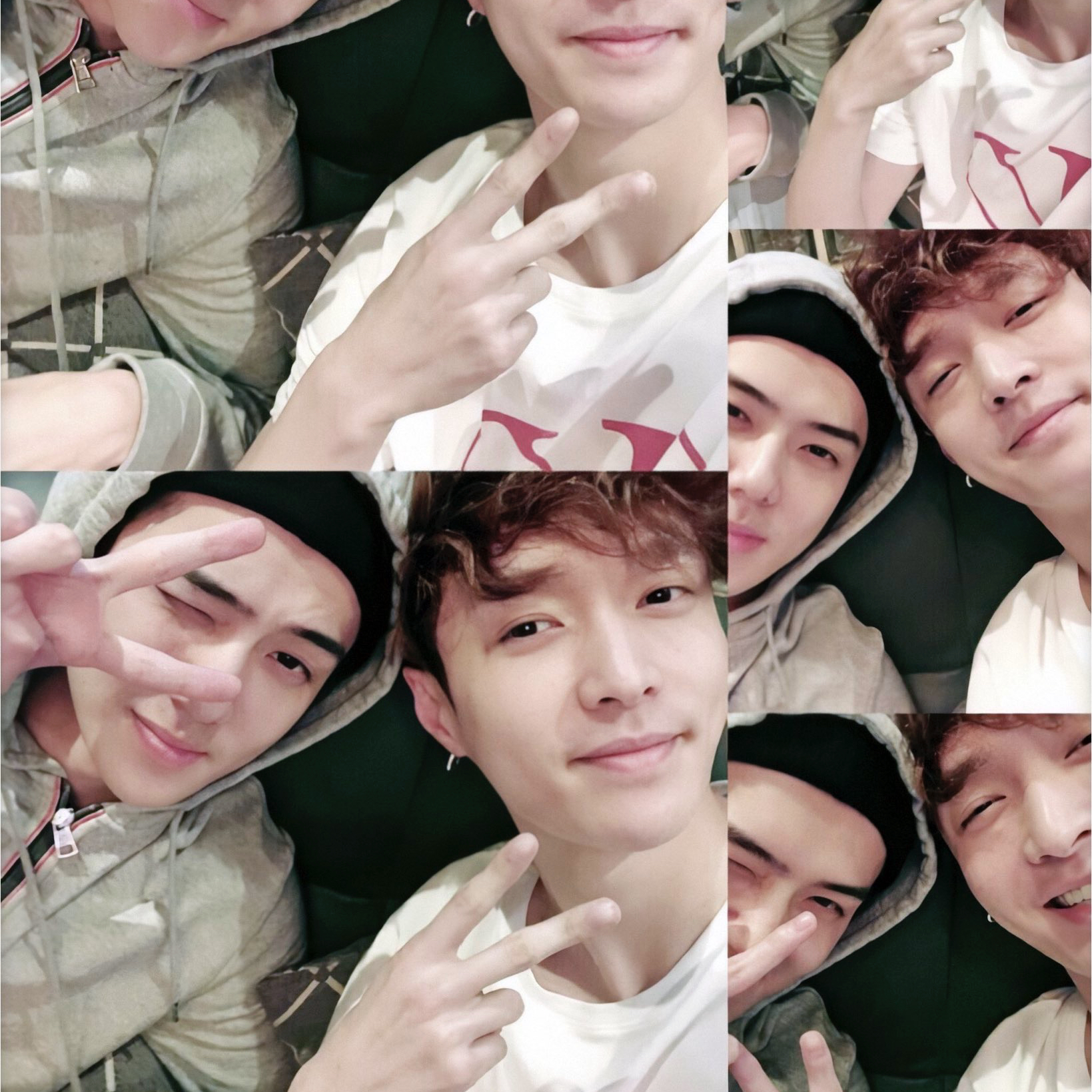 A moment captured by Lay (EXO)'s fan