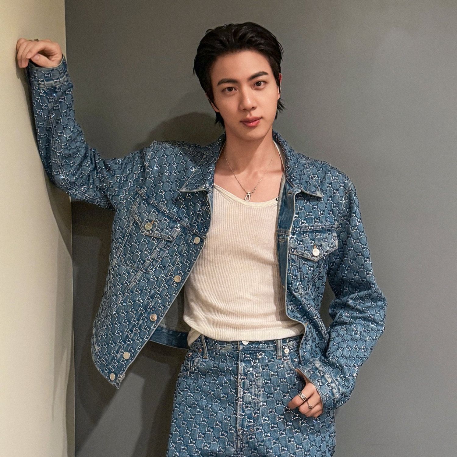 Recent activity shot of Jin (BTS)
