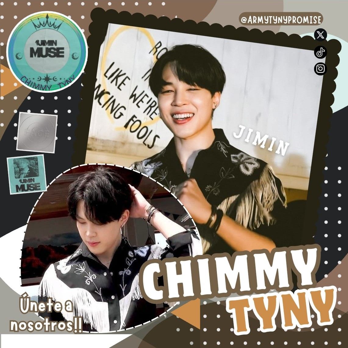 Recent activity shot of Jimin (BTS)