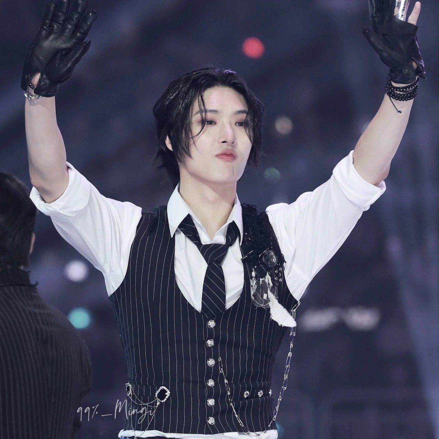 Recent activity shot of Mingi (ATEEZ)