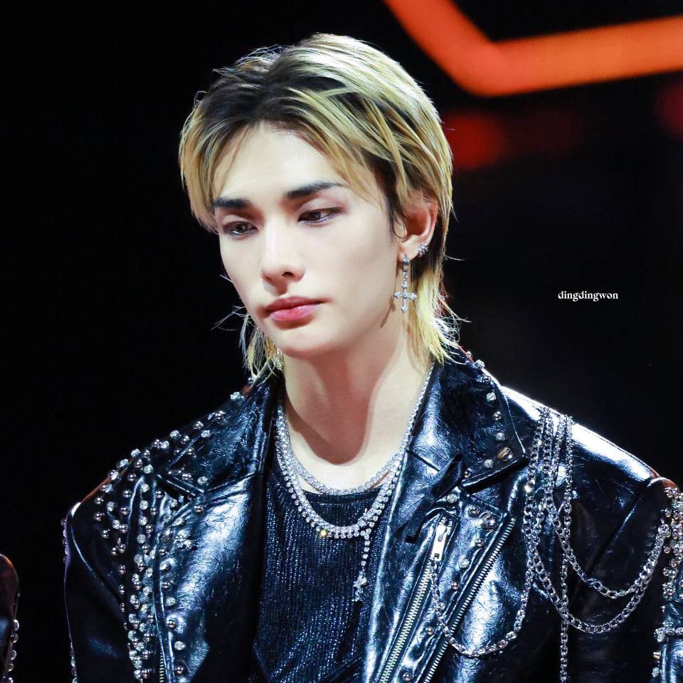 Recent activity shot of Hyunjin (Stray Kids)